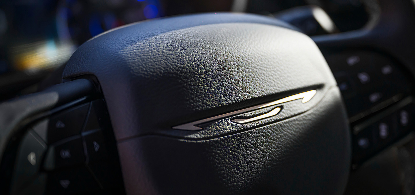 El volante de la Chrysler Pacifica 2027.