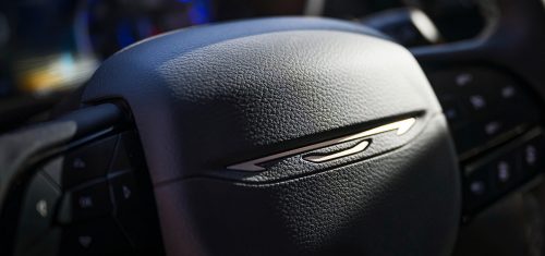 El volante de la Chrysler Pacifica 2027.